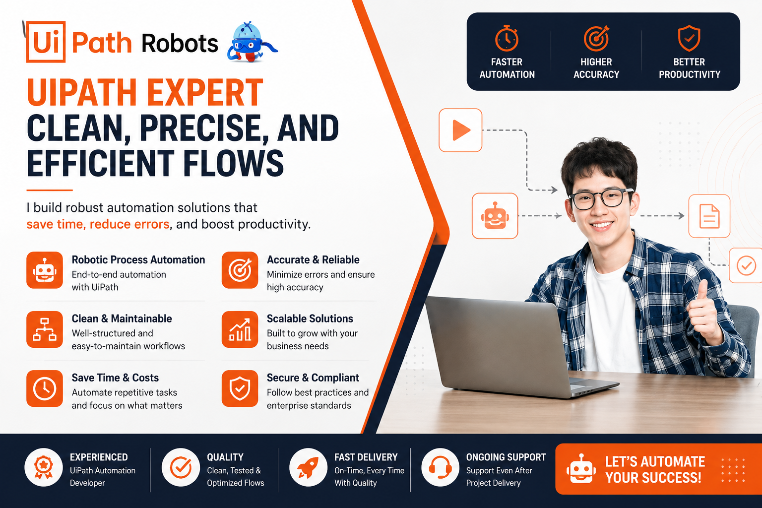 UiPath RPA automation service visual